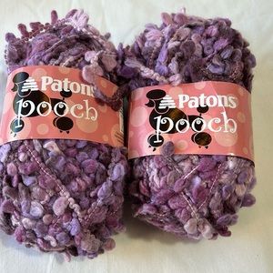 Patons Pooch Fancy Yarn 2 Skeins